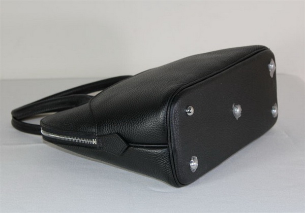 High Quality Replica Hermes Bolide Togo Leather Tote Bag Black 1923 - Click Image to Close